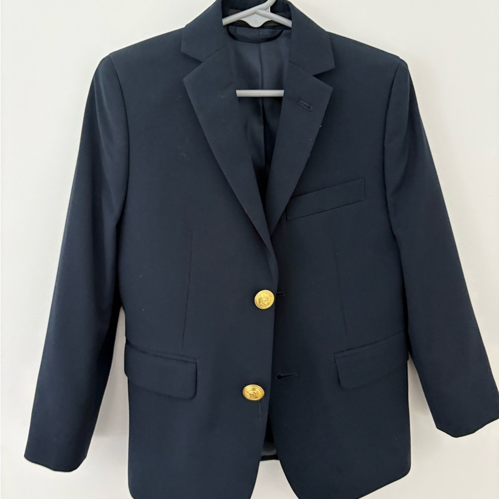 Classic Navy Blue Boys Blazer